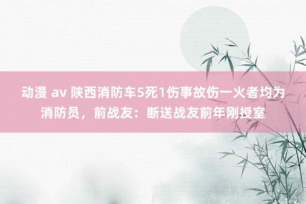 动漫 av 陕西消防车5死1伤事故伤一火者均为消防员，前战友：断送战友前年刚授室