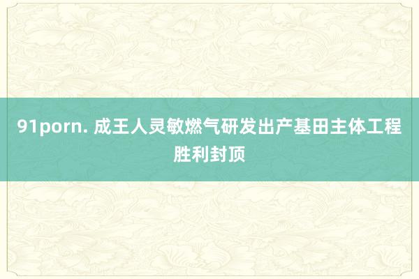 91porn. 成王人灵敏燃气研发出产基田主体工程胜利封顶