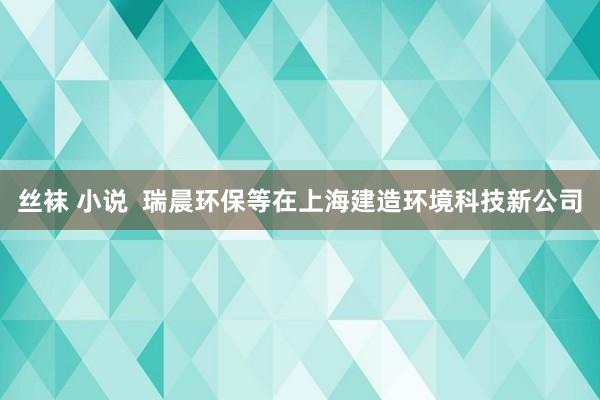 丝袜 小说  瑞晨环保等在上海建造环境科技新公司