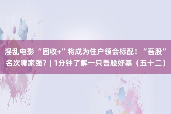 淫乱电影 “固收+”将成为住户领会标配！“吾股”名次哪家强？| 1分钟了解一只吾股好基（五十二）